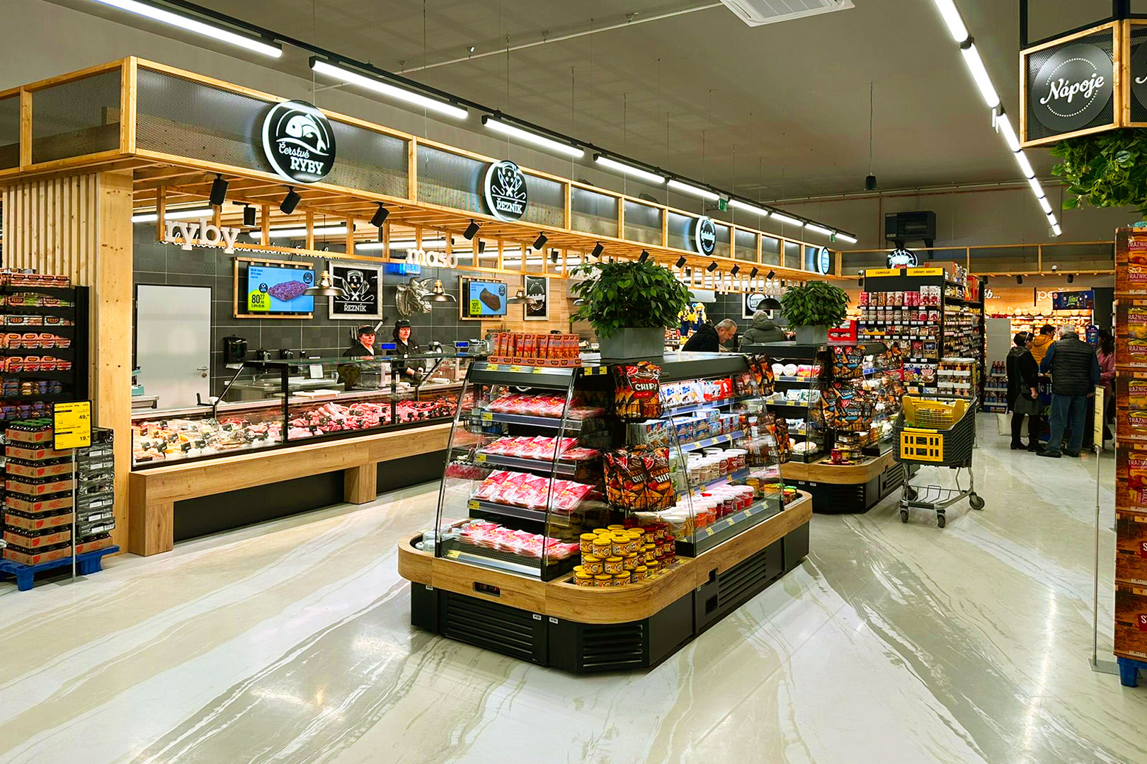 Refrigerated counters Missouri MC 120 deli self 086-DBM, Missouri MC 120 deli PS 130-DBM, semi-vertical cabinets Indiana eco MSV 070 MT O 130-DLA, convenience store JIP, Czech Republic Refrigerated counters Missouri MC 120 deli self 086-DBM, Missouri MC 120 deli PS 130-DBM, semi-vertical cabinets Indiana eco MSV 070 MT O 130-DLA, convenience store JIP, Czech Republic