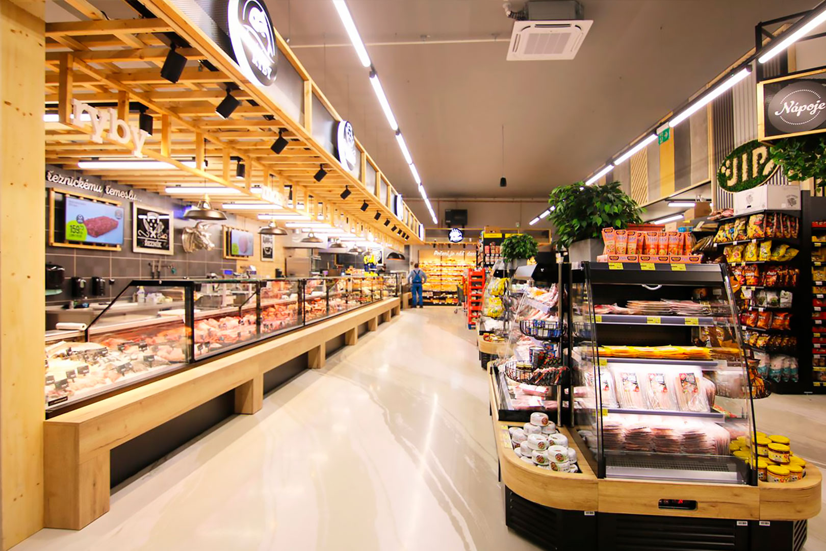 Refrigerated counters Missouri MC 120 deli self 086-DBM, Missouri MC 120 deli PS 130-DBM, semi-vertical cabinets Indiana eco MSV 070 MT O 130-DLA, convenience store JIP, Czech Republic Refrigerated counters Missouri MC 120 deli self 086-DBM, Missouri MC 120 deli PS 130-DBM, semi-vertical cabinets Indiana eco MSV 070 MT O 130-DLA, convenience store JIP, Czech Republic