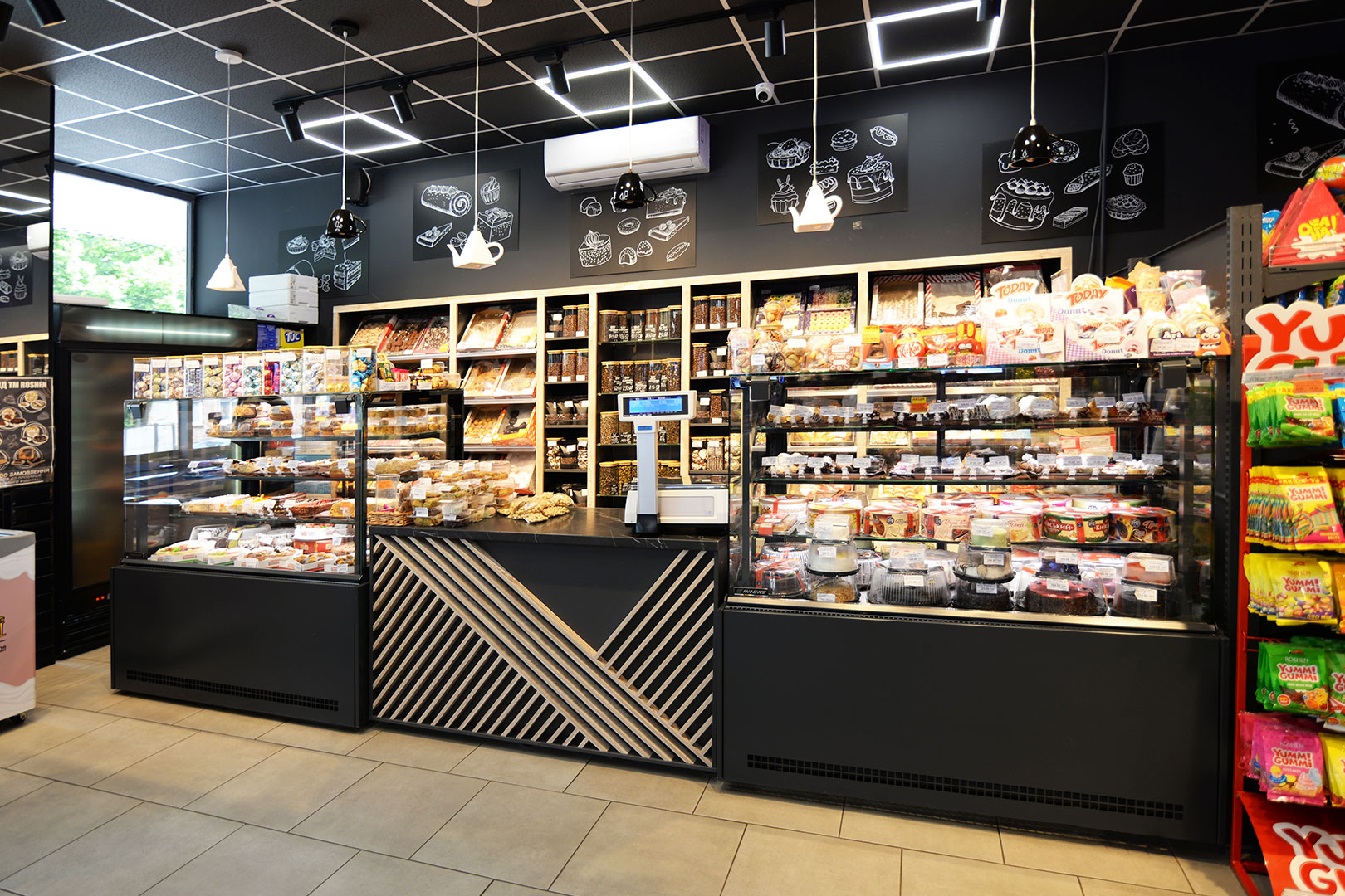 Confectionery counters Dakota AC 085 patisserie PS, Food House supermarket, Ukraine Confectionery counters Dakota AC 085 patisserie PS, Food House supermarket, Ukraine