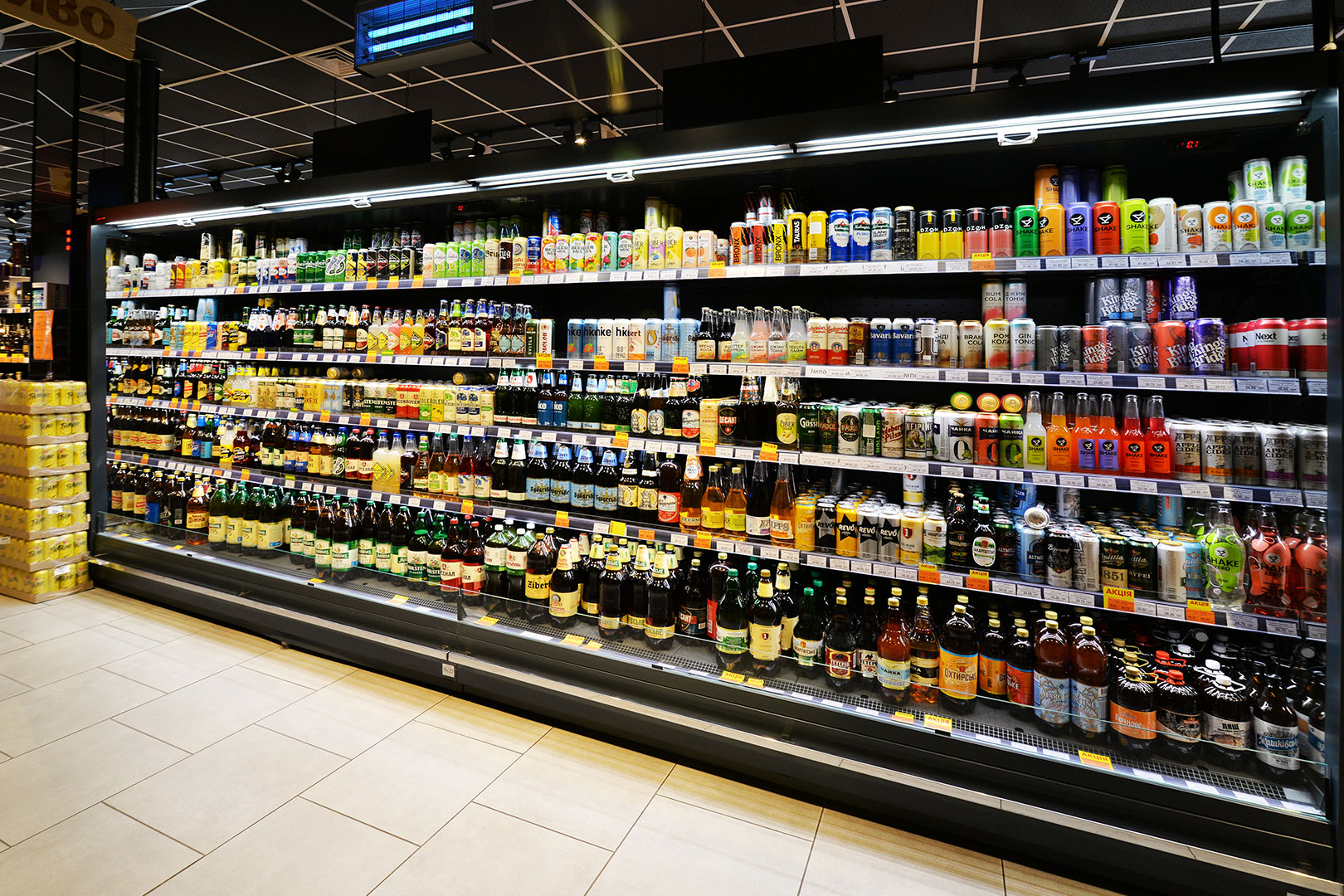 Multideck cabinets Indiana 2 MV 070 MT O 205-DLM, Food House supermarket, Ukraine Multideck cabinets Indiana 2 MV 070 MT O 205-DLM, Food House supermarket, Ukraine