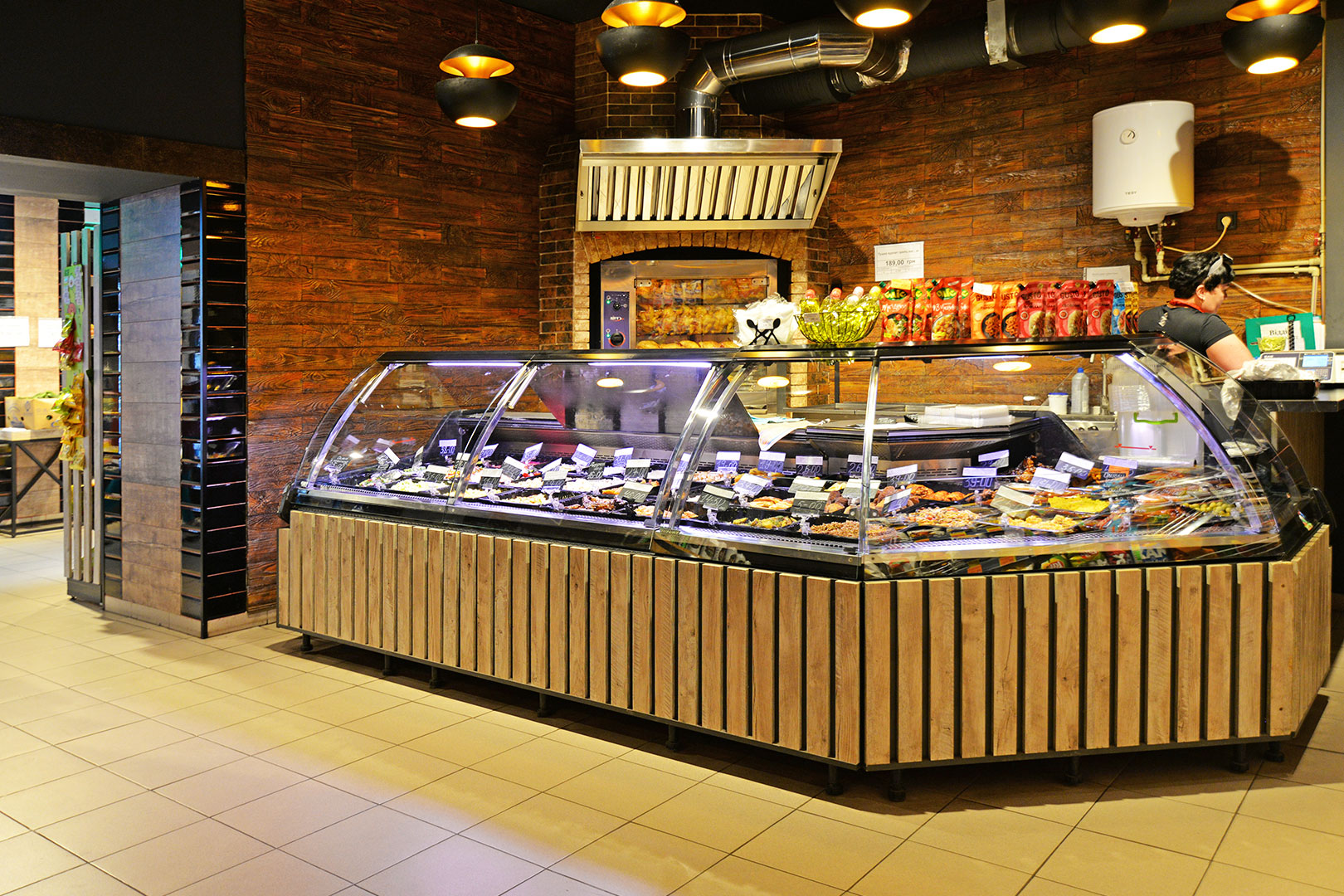 Refrigerated counters Missouri MC 120 deli PS 130-DBM, Food House supermarket, Ukraine Refrigerated counters Missouri MC 120 deli PS 130-DBM, Food House supermarket, Ukraine