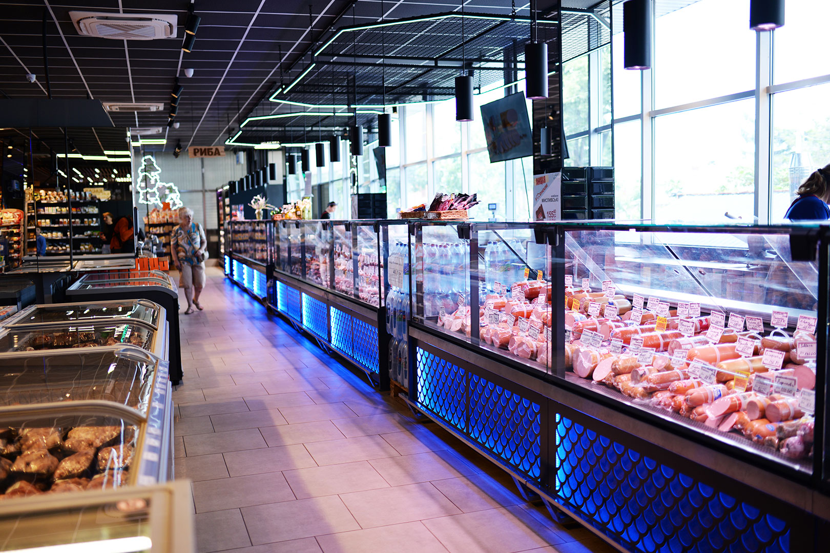 Refrigerated counters Missouri MC 120 deli PS 130-DBM, Food House supermarket, Ukraine Refrigerated counters Missouri MC 120 deli PS 130-DBM, Food House supermarket, Ukraine