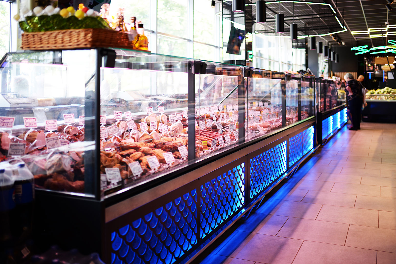 Refrigerated counters Missouri MC 120 deli PS 130-DBM, Food House supermarket, Ukraine Refrigerated counters Missouri MC 120 deli PS 130-DBM, Food House supermarket, Ukraine