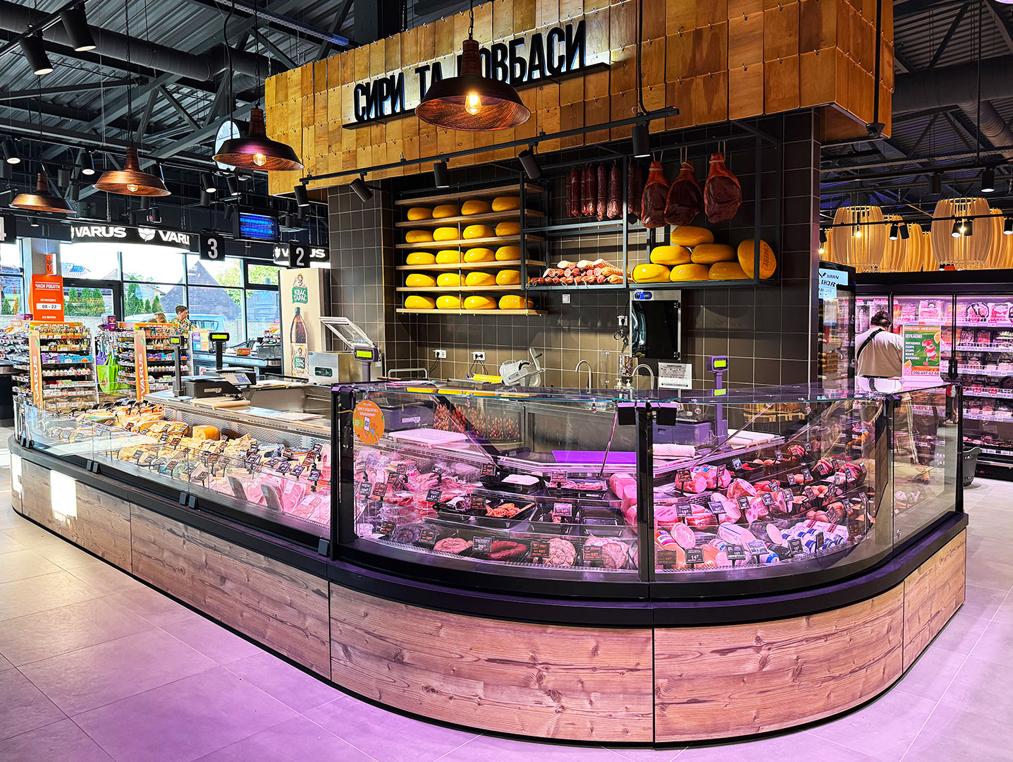 Refrigerated counters Missouri cold diamond MC 126 deli PS 130-DBM, Varus supermarket, Ukraine Refrigerated counters Missouri cold diamond MC 126 deli PS 130-DBM, Varus supermarket, Ukraine