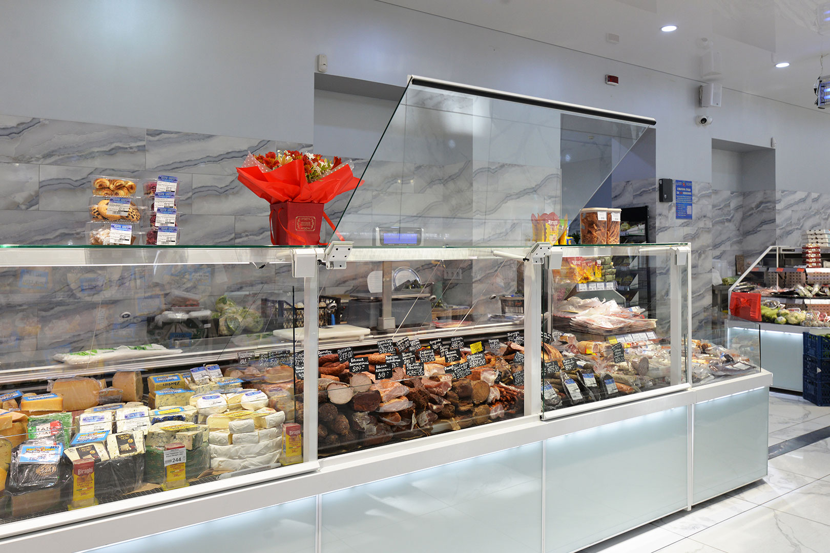 Refrigerated counters Missouri MC 120 deli PS 130-DBM, Dary Morya market, Ukraine Refrigerated counters Missouri MC 120 deli PS 130-DBM, Dary Morya market, Ukraine