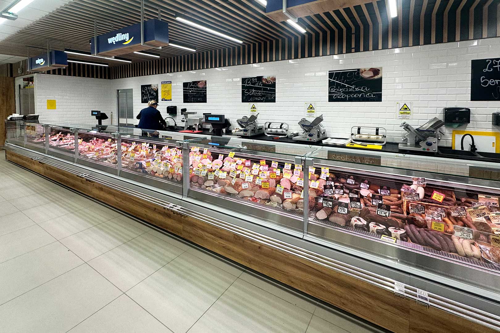 Refrigerated counters Missouri MC 120 deli PS 130-DBM, Euro Sklep supermarket, Poland Refrigerated counters Missouri MC 120 deli PS 130-DBM, Euro Sklep supermarket, Poland