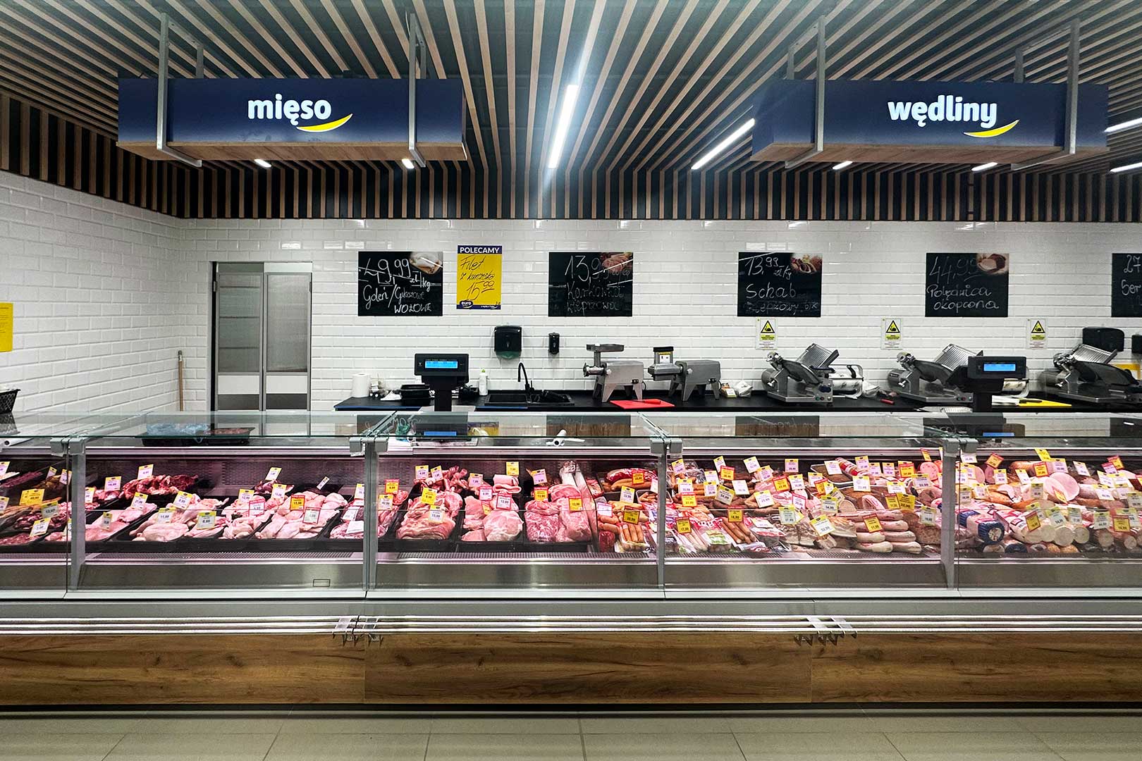 Refrigerated counters Missouri MC 120 deli PS 130-DBM, Euro Sklep supermarket, Poland Refrigerated counters Missouri MC 120 deli PS 130-DBM, Euro Sklep supermarket, Poland