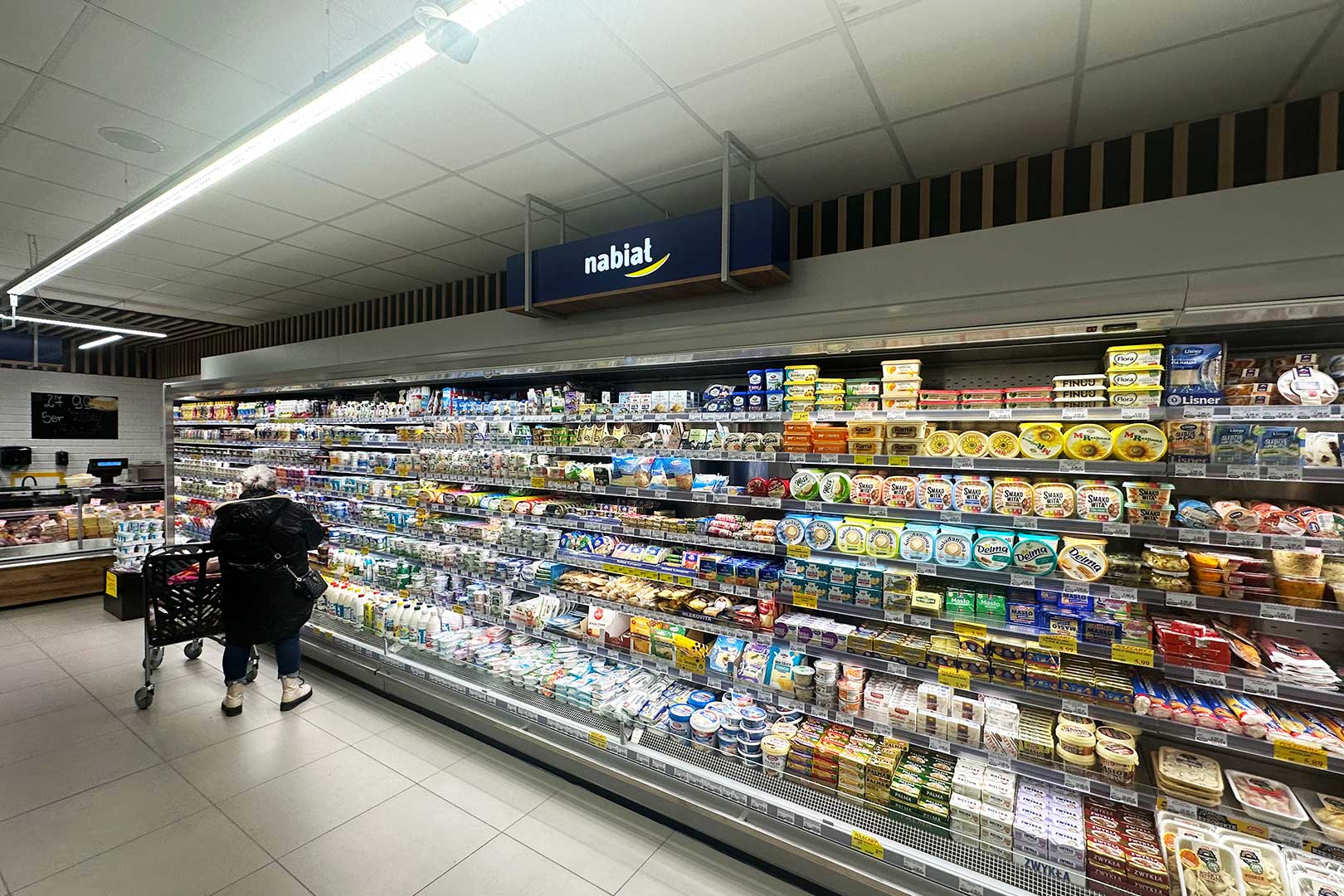 Multideck cabinets Indiana 2 MV 070 MT O 205-DLM, Euro Sklep supermarket, Poland Multideck cabinets Indiana 2 MV 070 MT O 205-DLM, Euro Sklep supermarket, Poland