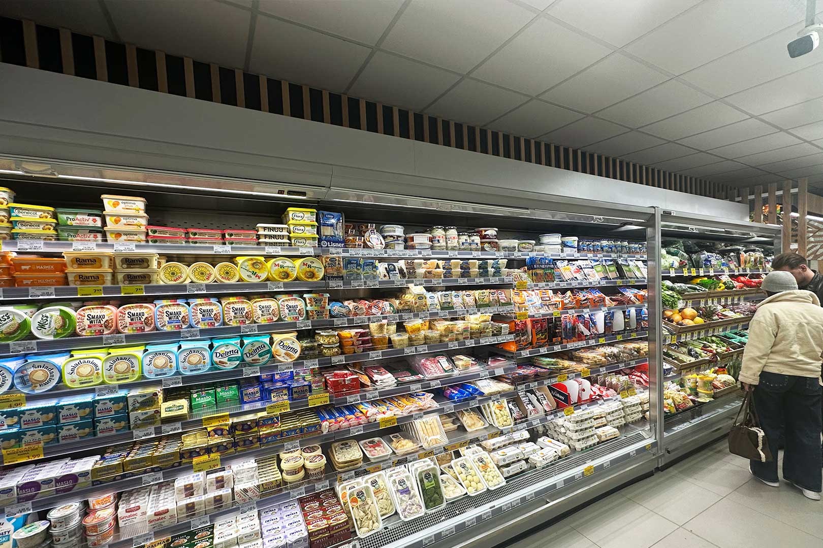 Multideck cabinets Indiana 2 MV 070 MT O 205-DLM, Euro Sklep supermarket, Poland Multideck cabinets Indiana 2 MV 070 MT O 205-DLM, Euro Sklep supermarket, Poland