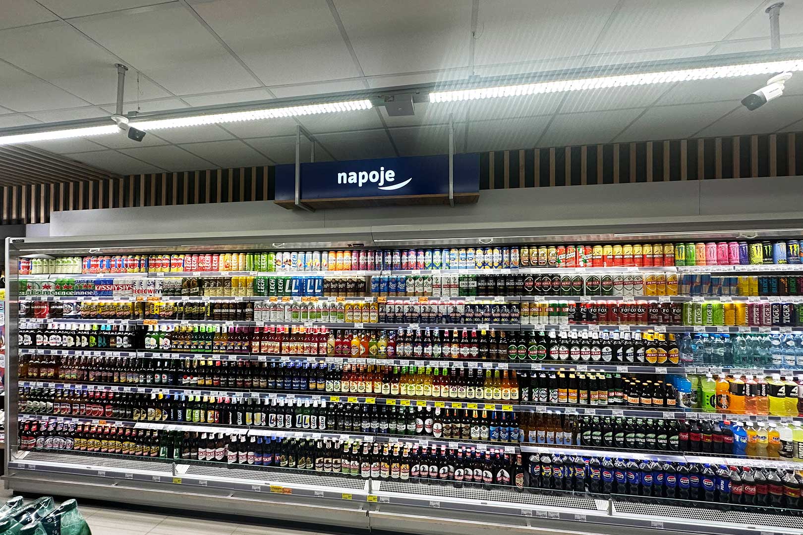 Multideck cabinets Indiana 2 MV 070 MT O 205-DLM, Euro Sklep supermarket, Poland Multideck cabinets Indiana 2 MV 070 MT O 205-DLM, Euro Sklep supermarket, Poland