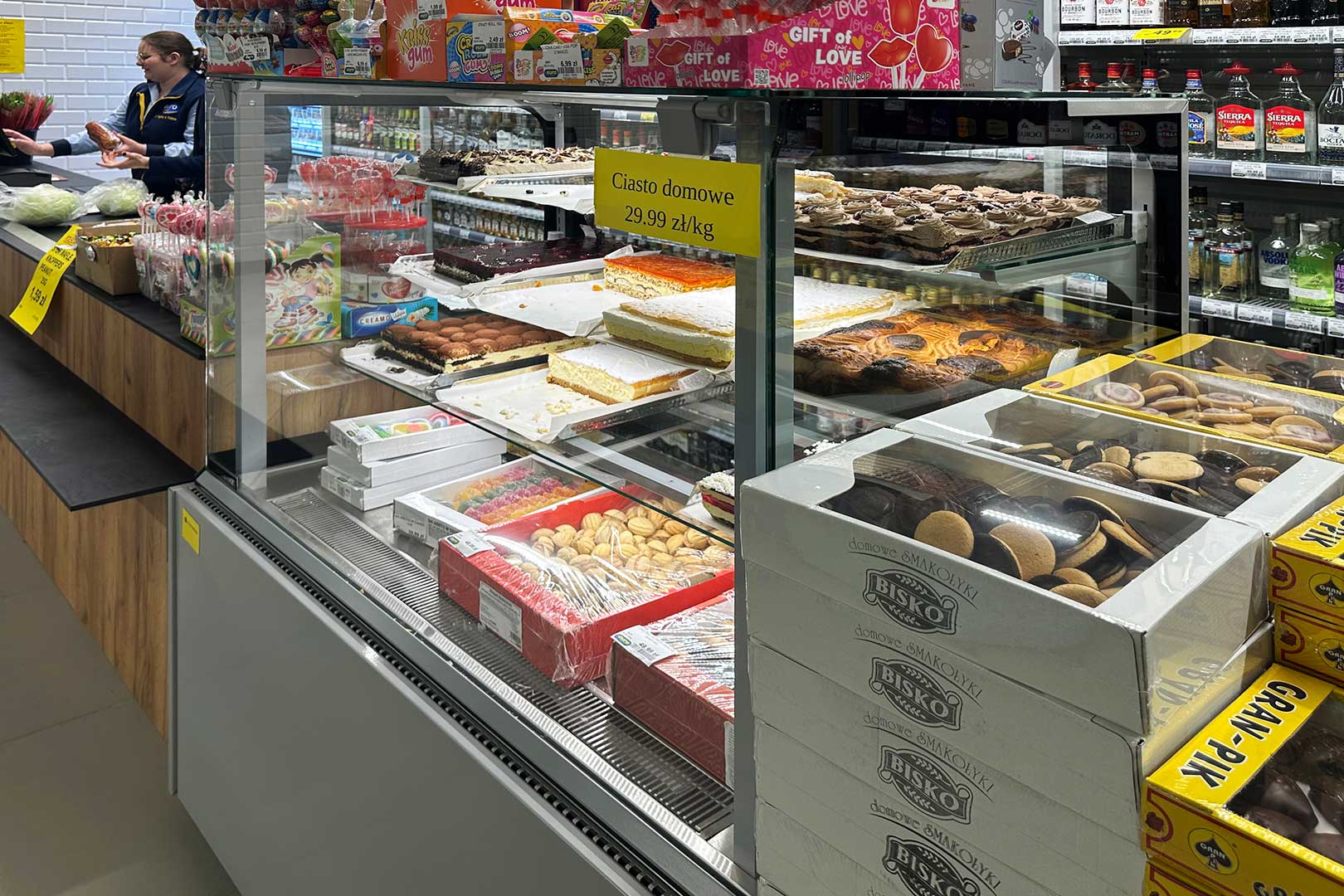 Confectionery counters Dakota AC 081 patisserie PS 150-DLA, Euro Sklep supermarket, Poland Confectionery counters Dakota AC 081 patisserie PS 150-DLA, Euro Sklep supermarket, Poland