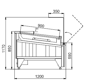 Thermal counters Missouri NC 120 heat grill OS 120