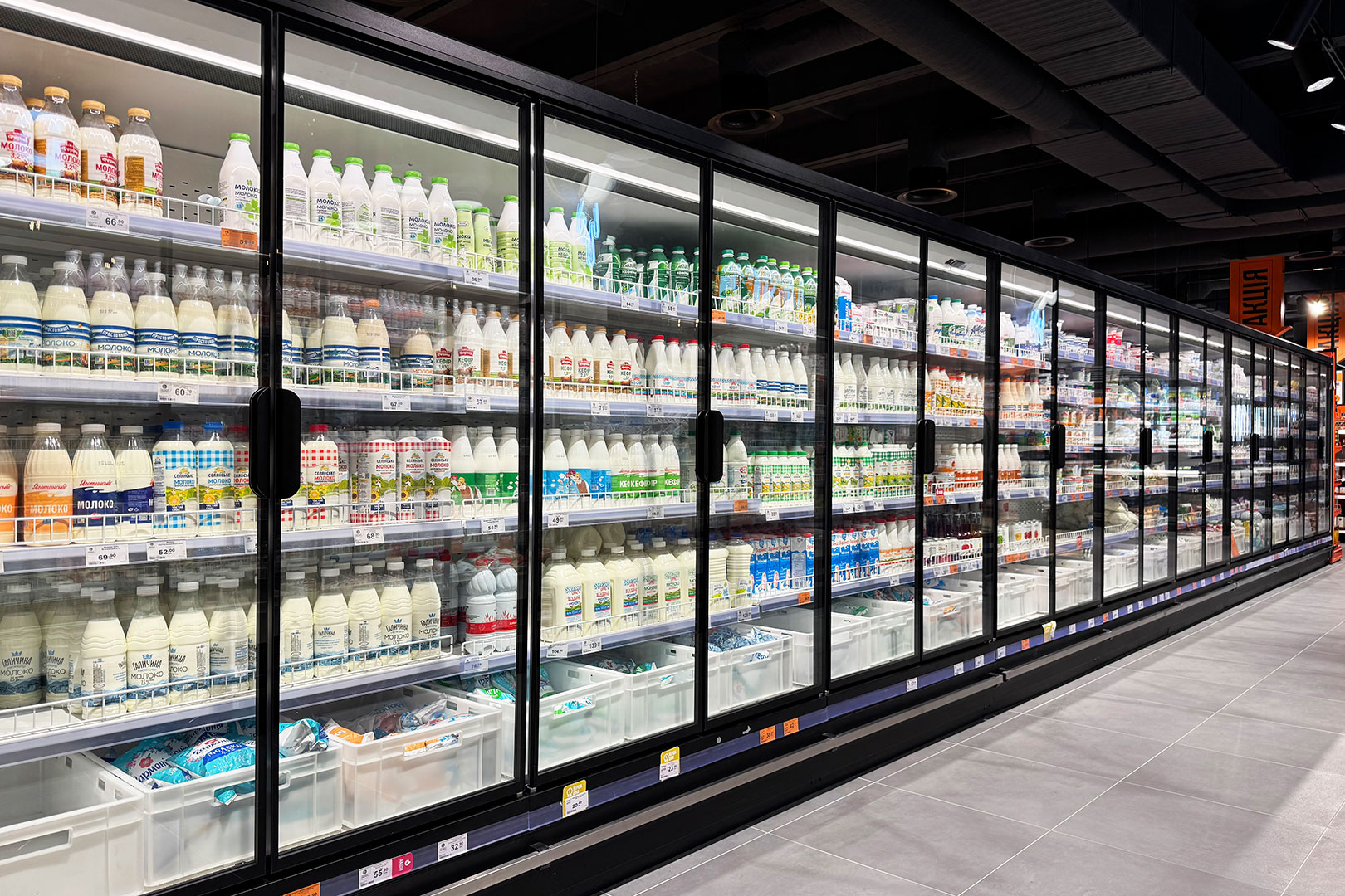 Multideck cabinets Indiana MV 090 MT D 205-DLM, Varus supermarket, Ukraine Multideck cabinets Indiana MV 090 MT D 205-DLM, Varus supermarket, Ukraine