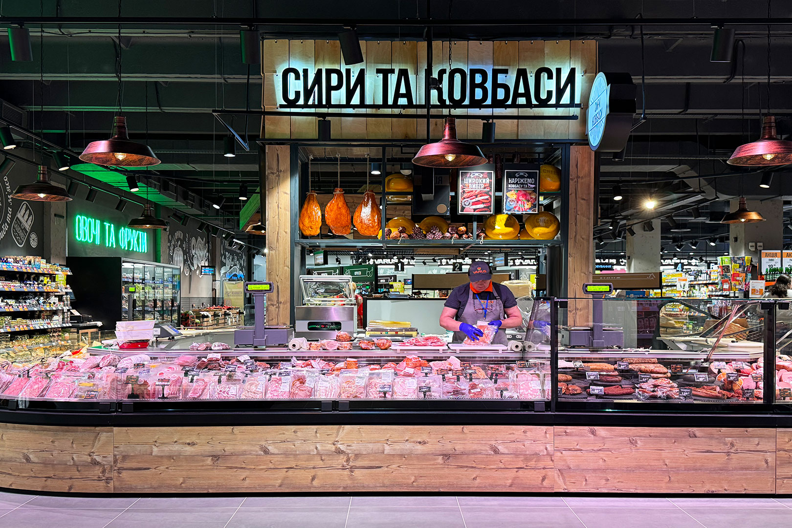 Refrigerated counters Missouri сold diamond MC 126 deli self 084-DBM, Missouri сold diamond MC 126 deli PS 130-DBM, Varus supermarket, Ukraine Refrigerated counters Missouri сold diamond MC 126 deli self 084-DBM, Missouri сold diamond MC 126 deli PS 130-DBM, Varus supermarket, Ukraine