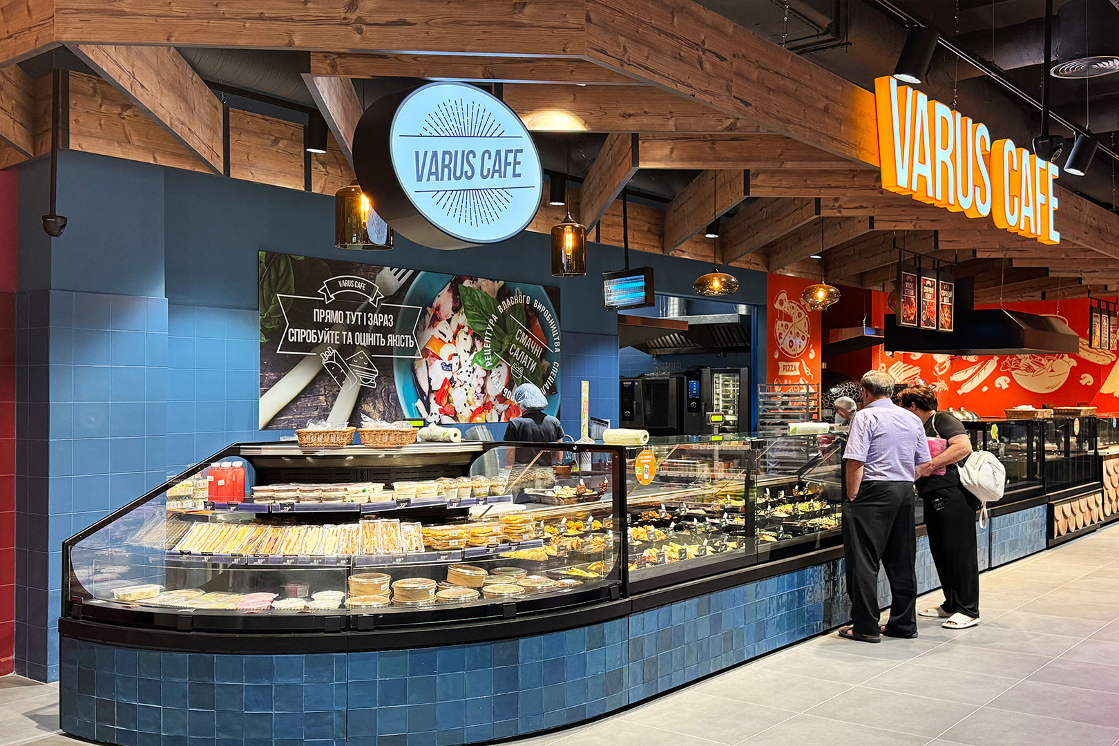 Refrigerated counters Missouri сold diamond MC 126 cascade self 130-DLM, Missouri сold diamond MC 126 deli PS 130-DBM, Varus supermarket, Ukraine Refrigerated counters Missouri сold diamond MC 126 cascade self 130-DLM, Missouri сold diamond MC 126 deli PS 130-DBM, Varus supermarket, Ukraine